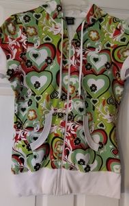 Vanity Short-Sleeve Hoodie - Size Large